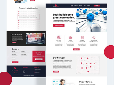 HYPRREV Modern website design 2021 landingpage mobile app page design ui design uidesign uiux webdesign webpage