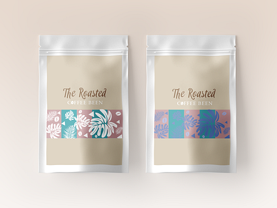 The Roasted coffee been ai branding coffee design girl illustration illustrator packing design simple