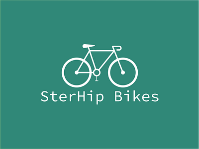 SterHip Bikes ai dailylogochallenge design girl illustration illustrator logo simple