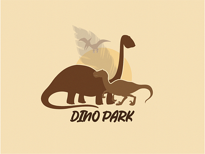 Dino Park ai dailylogochallenge design girl illustration illustrator logo simple