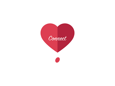 Connect Dating App ai dailylogochallenge design girl illustration illustrator logo simple
