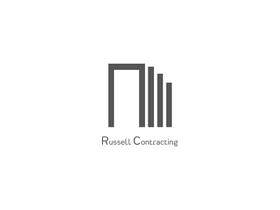 Russell Contracting ai dailylogochallenge design girl illustration illustrator logo simple