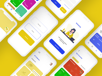 Concept school app android design iphone iphone 11 ui mobile ui app ux