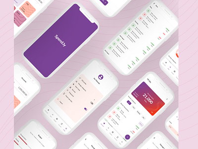 Spendly expense tracker android app design expense tracker iphone prototype ui ux web wireframing