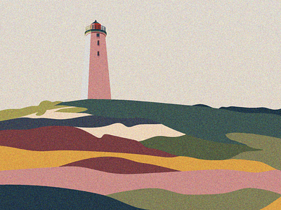 Icelandic lighthouse adventure architecture artwork editorial illustration iceland illustration journey lighthouse nature outdoor travel