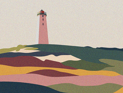Icelandic lighthouse adventure architecture artwork editorial illustration iceland illustration journey lighthouse nature outdoor travel