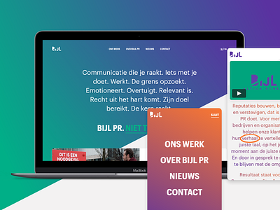 Bijl PR — Website and branding
