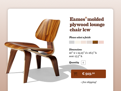 Dailyui033 Customize Product customize dailyui dailyui033 eames lcw product