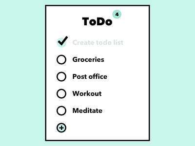 Dailyui042 Todo List avenir dailyui dailyui042 list todo