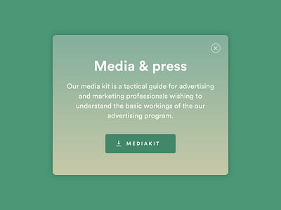 Dailyui051 Press Page