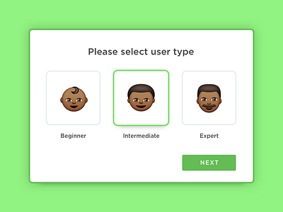 Dailyui064 Select User Type