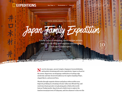 National Geographic Expeditions Redesign japan ng expeditions travel