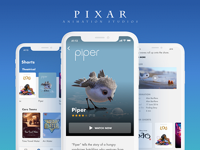 Pixar App Concept