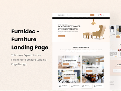 Furnidec - Furniture Landing Page