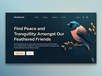 Featheria - Bird Sanctuary Web Design