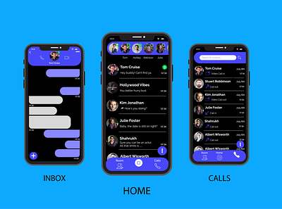 Modern UX Messaging App android android app android app design animation app black design icon iphone iphone app meetup messaging app mobile social media social media design social network stories ui ux whatsapp