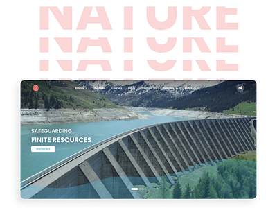 NATURE - Safeguarding Finite Resources adobexd animation banner brand branding business design fifa figma free logo mobile nature section startup ui userexperience ux vector website