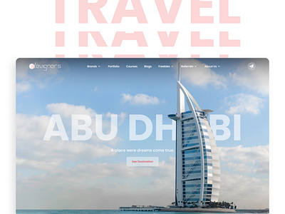 TRAVEL - Across the World - Website Design