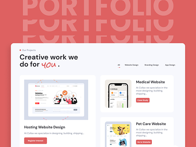PORTFOLIO - Creative Work We Do For You - Website Design