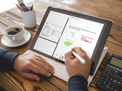 Note Taking on the iPad apple pencil financial advisor ios split screen ios split screen ipadpro notes uidesign uxdesign