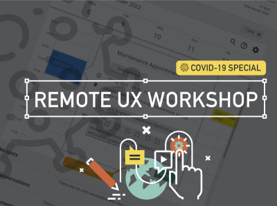 Learnings from a UX remote workshop – COVID-19 SPECIAL calendar app covid 19 customer journey map ideation real estate agency remotework uxdesign workshop