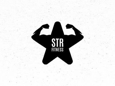 Logo for fitness club bodybuilding fit fitness illustration logo sport star vector