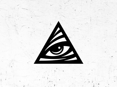 All Seeing Eye branding eye freemasonry illuminati logo new world order