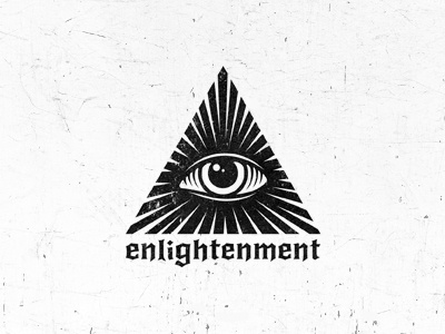 Enlightenment all seeing eye illuminati logo mystery order secret see triangle view vision
