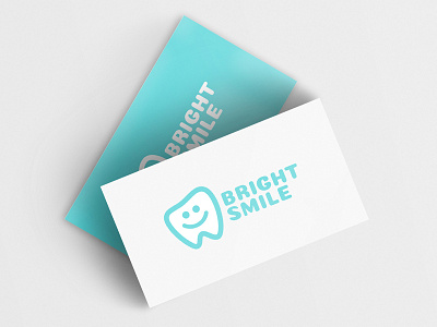 Bright Smile Logo branding dentistry health logo smile stomatology teeth