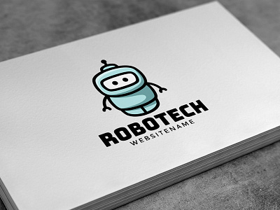 Robot Logo Design android artificial intelligence cartoon cyborg funny future futuristic logo design robot logo robotic science