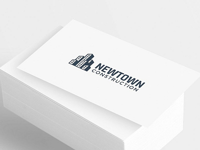 NewTown Logo Design building city design estate home house logo real royal town