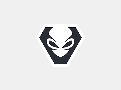 Alien alien logo design print t shirt ufo