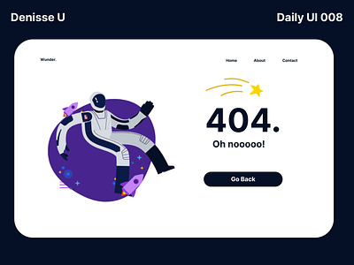 Daily UI 008- 404 Not Found 404 daily 100 challenge design figma ui