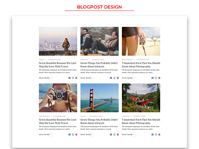 Blog Post Design design graphic design ui design webdesign website design