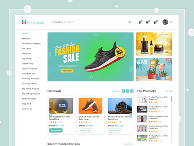eCommerce Shopping Website Design