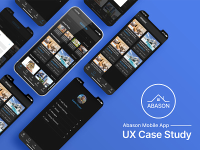 Abason - Mobile App Design UX Case Study app design case study mobile app mobile interface ui design ux research