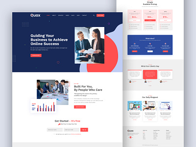 Quax - Digital Agency Figma Template