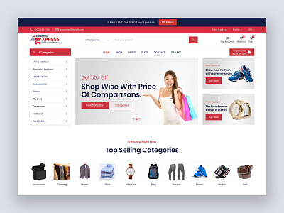 e-Commerce Landing Page Design design e commerce landing page design online shop product page product page design ui ui design web design website design