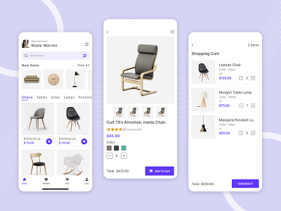 Furniture E-commerce Mobile App