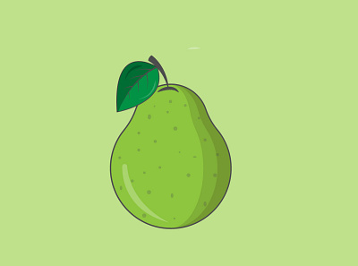 Guava art design flat illustration illustrator minimal vector