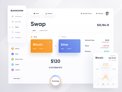 Blockchain — Swap ☀️ Light Mode ☀️