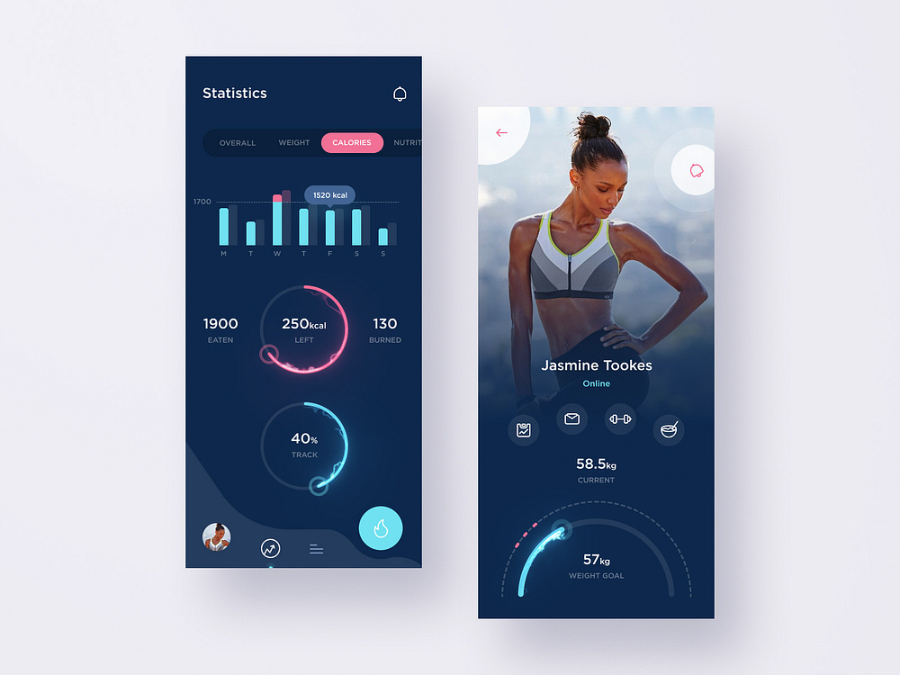 Browse thousands of app fitness images for design inspiration | Dribbble