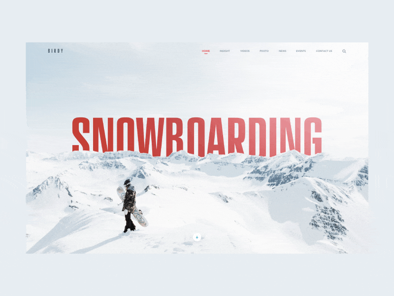 One Page Scroll With An Animations by Alexandr Ivchenko on Dribbble