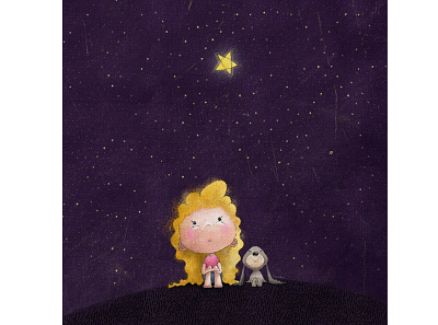 Star gazing book illustration character design digital illustration digitalart illustration kids illustration nightsky procreate space stargazing stars