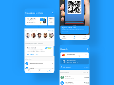 QR payments – Scan to Pay by Visa b2b b2c mobile mobile app mobile app design mobile design mobile payments mobile ui payments telco telecom uxui
