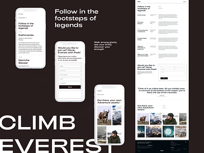 Climb Everest | Landing Page