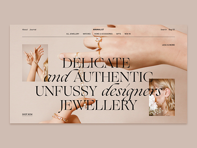 Minimalist | Jewellery shop | E-commerce