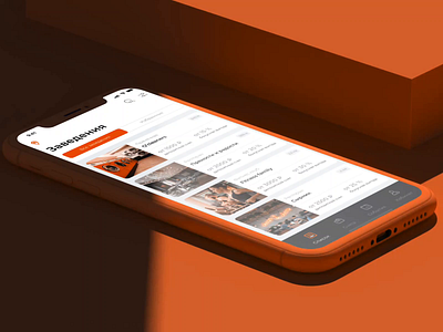Velvet App animation app design app development ios app design mobile app design orange prostudio ui uidesign ux velvet