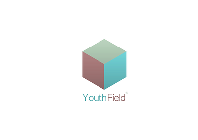 Youth Field art branding design flat logo minimal vector