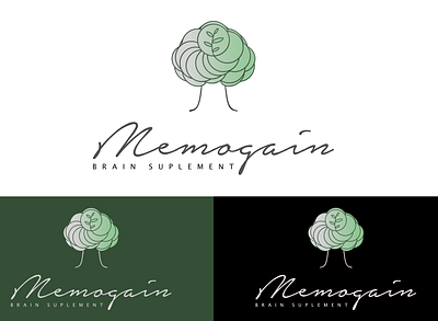 Memogain art branding design illustration illustrator logo minimal type typogaphy vector